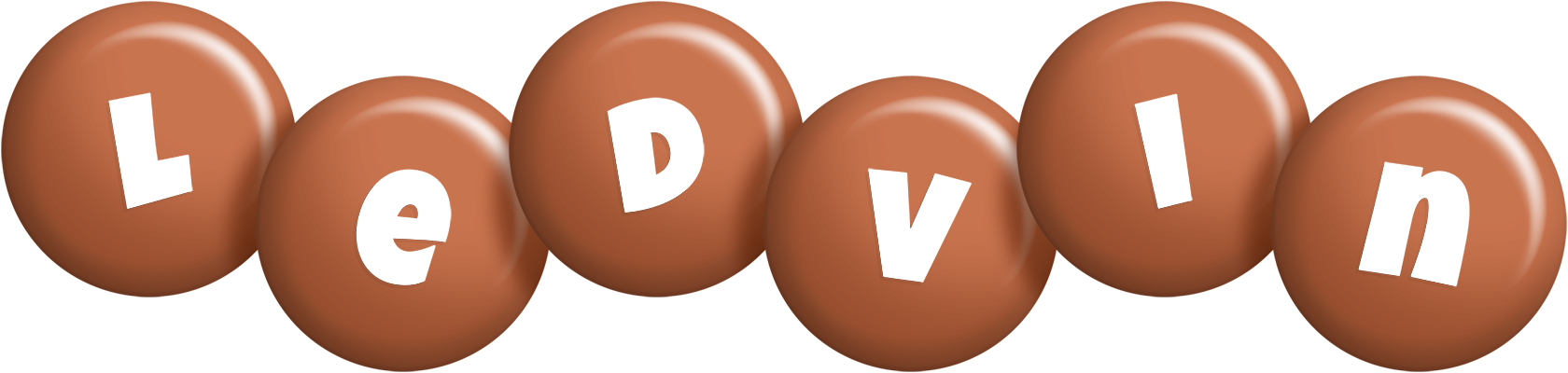 Ledvin candy-brown logo