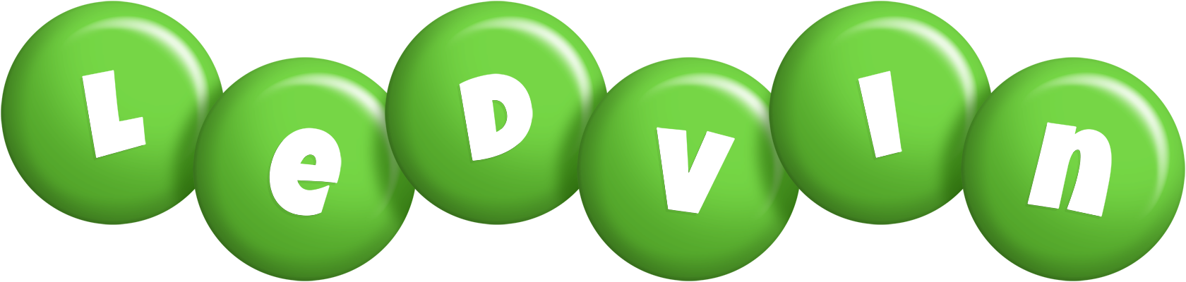 Ledvin candy-green logo