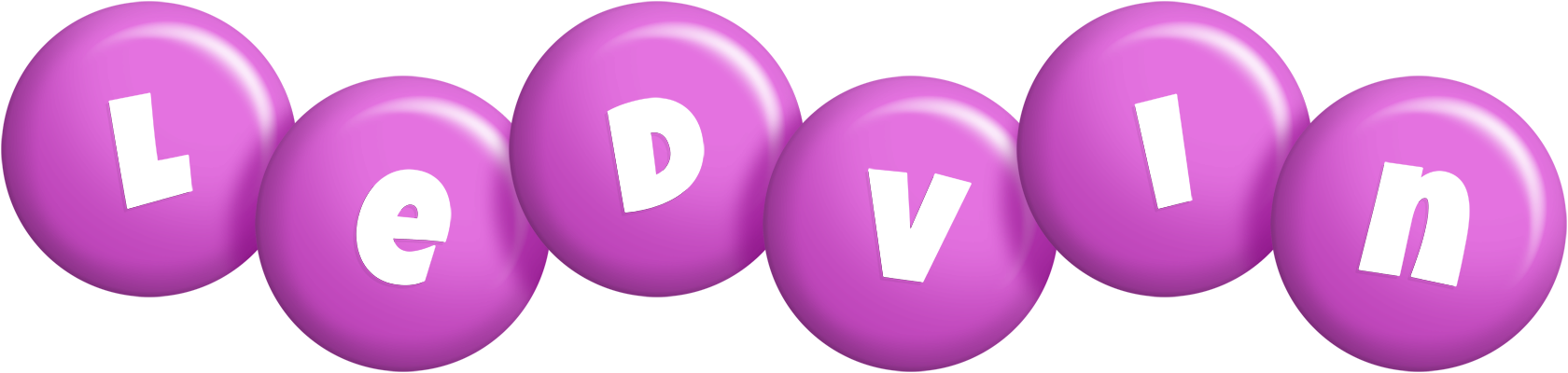 Ledvin candy-purple logo