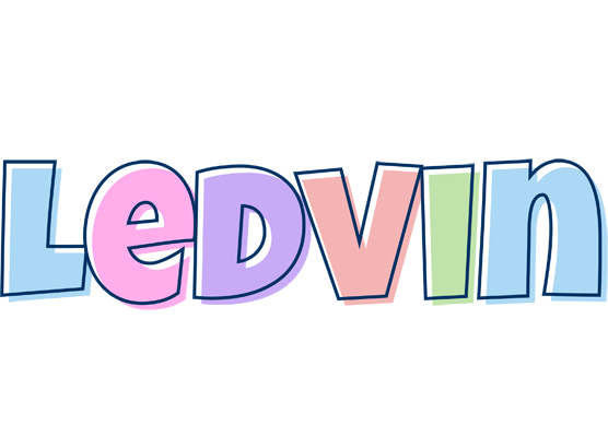 Ledvin pastel logo