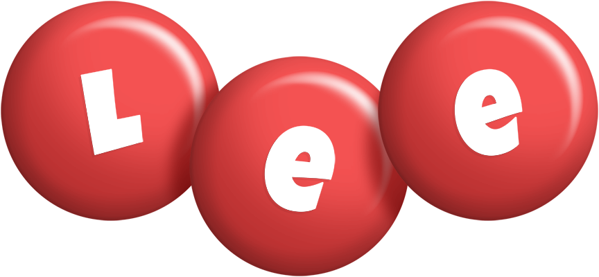 Lee candy-red logo