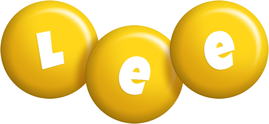 Lee candy-yellow logo