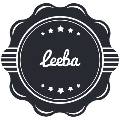 Leeba badge logo