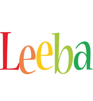 Leeba birthday logo