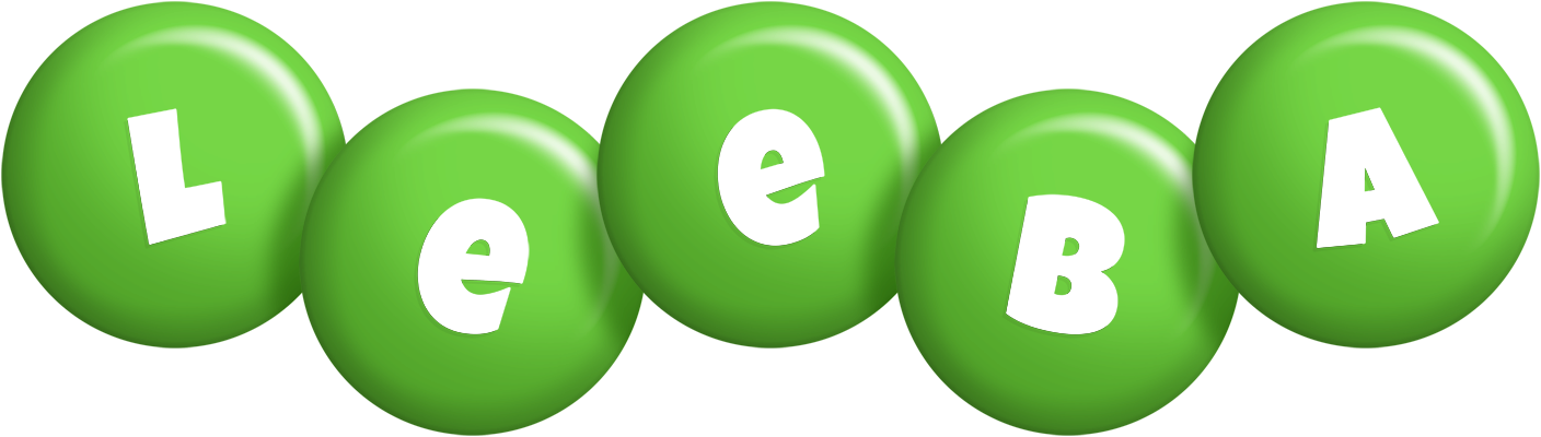 Leeba candy-green logo