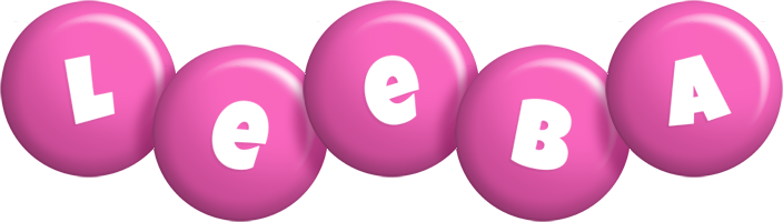 Leeba candy-pink logo