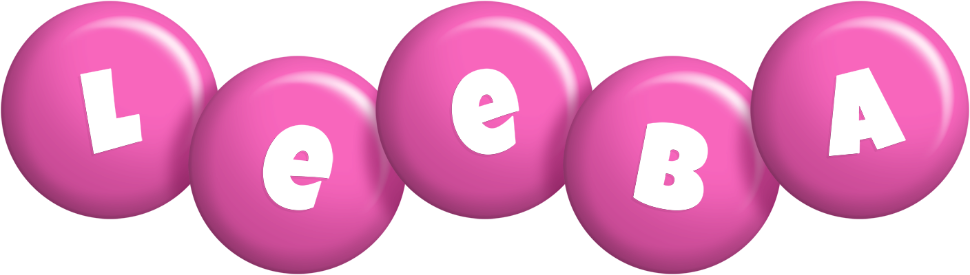 Leeba candy-pink logo