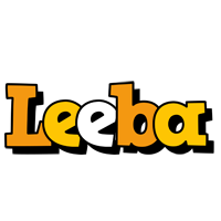 Leeba cartoon logo