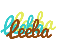 Leeba cupcake logo