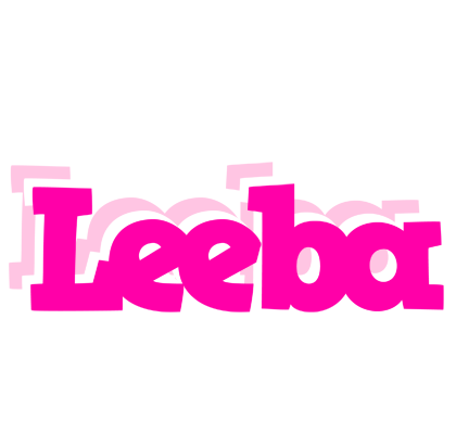 Leeba dancing logo