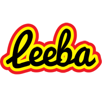 Leeba flaming logo