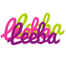 Leeba flowers logo