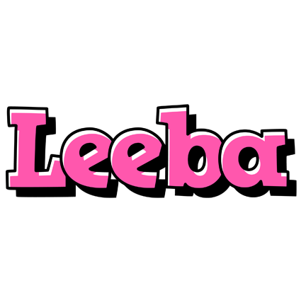 Leeba girlish logo