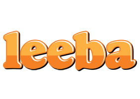 Leeba orange logo