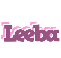 Leeba relaxing logo