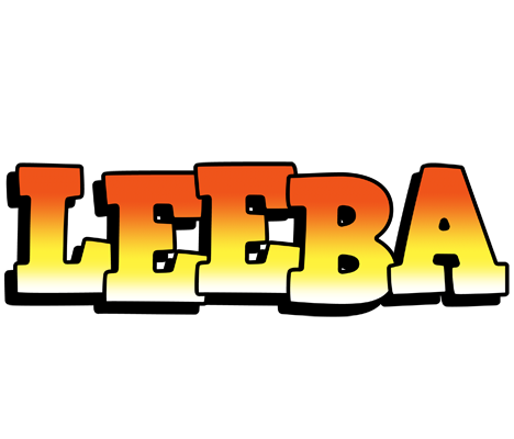 Leeba sunset logo