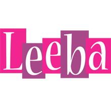 Leeba whine logo