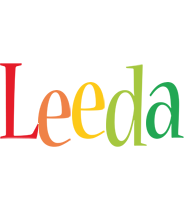 Leeda birthday logo