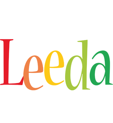 Leeda birthday logo