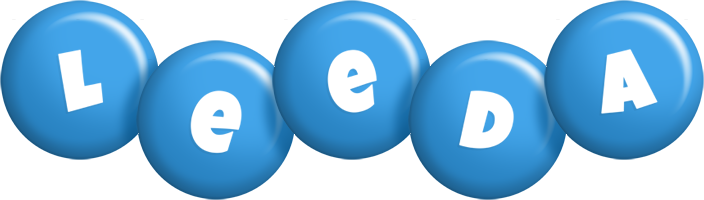 Leeda candy-blue logo