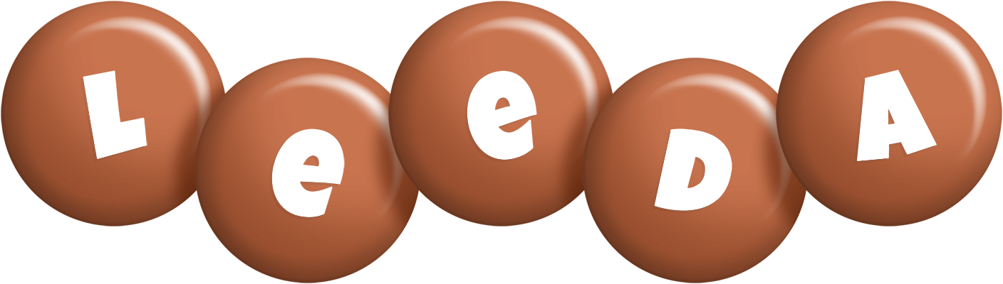 Leeda candy-brown logo