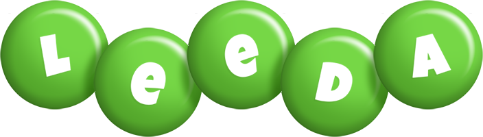 Leeda candy-green logo