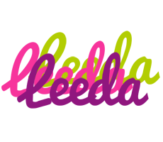 Leeda flowers logo