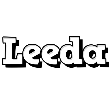 Leeda snowing logo