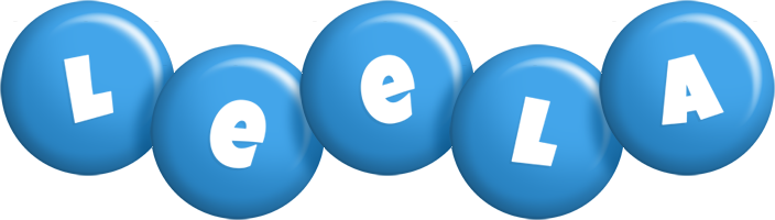Leela candy-blue logo