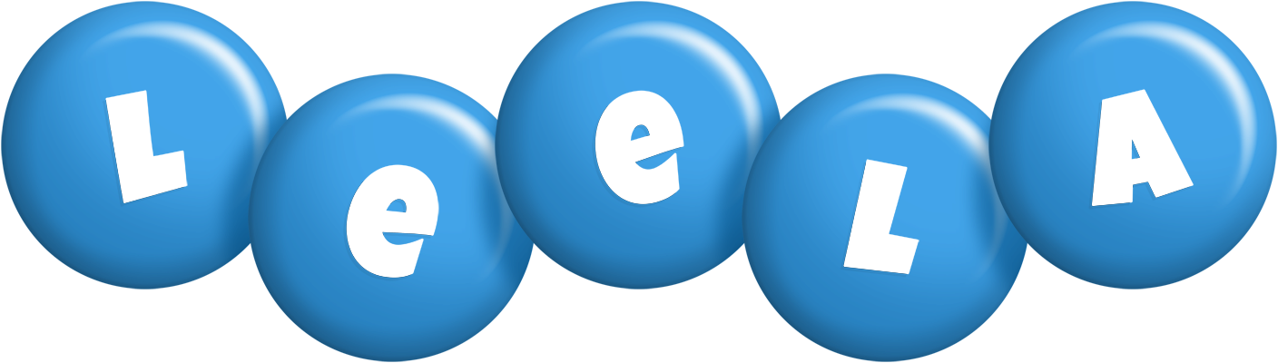 Leela candy-blue logo