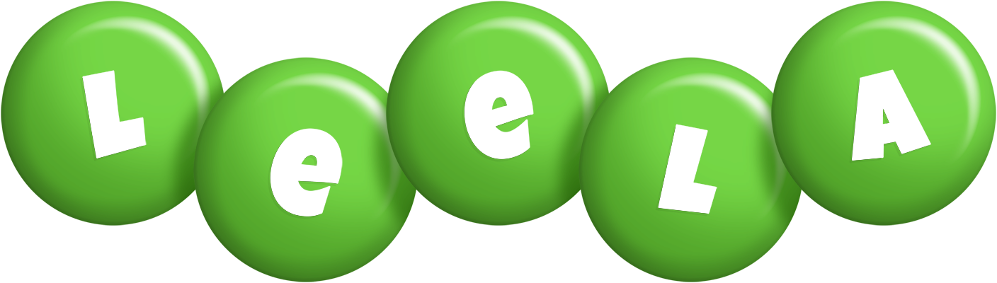 Leela candy-green logo