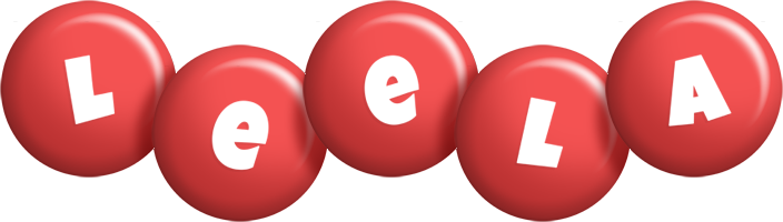 Leela candy-red logo