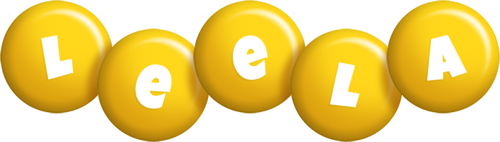 Leela candy-yellow logo