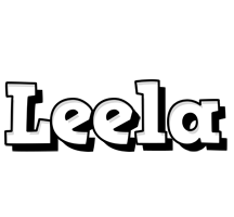 Leela snowing logo