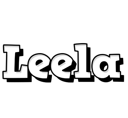 Leela snowing logo