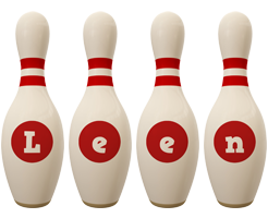 Leen bowling-pin logo