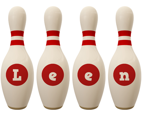 Leen bowling-pin logo