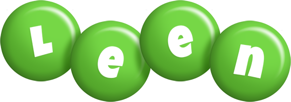 Leen candy-green logo