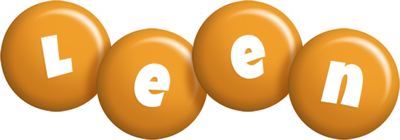 Leen candy-orange logo