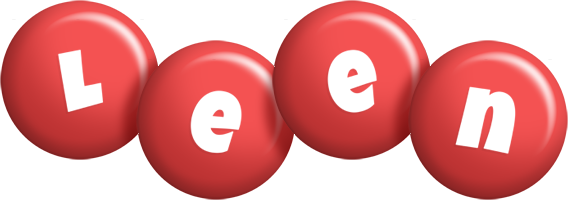 Leen candy-red logo