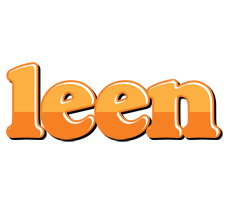 Leen orange logo