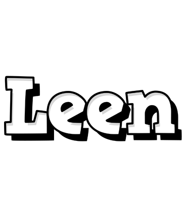 Leen snowing logo