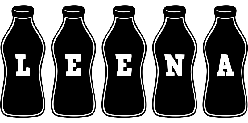 Leena bottle logo