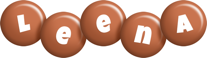 Leena candy-brown logo