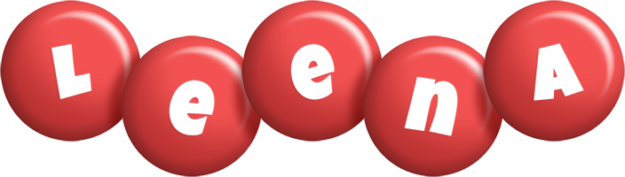 Leena candy-red logo