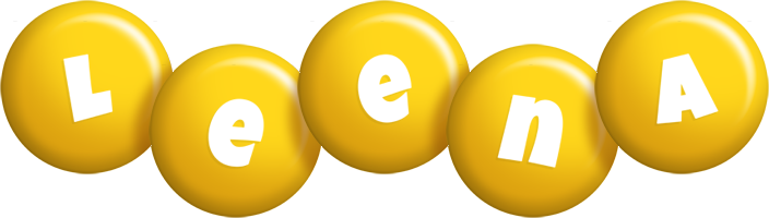 Leena candy-yellow logo