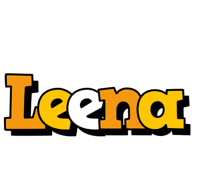 Leena cartoon logo