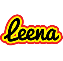 Leena flaming logo