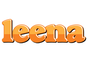 Leena orange logo