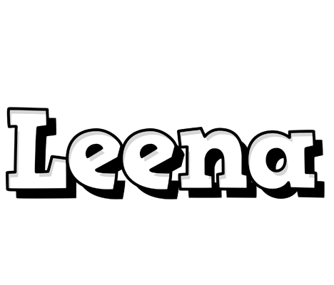 Leena snowing logo